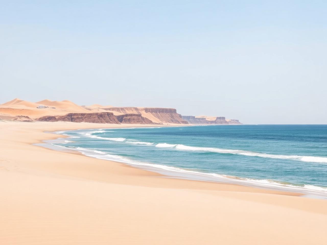 Plage d’Aghroud — site touristique près d’Agadir, région de Souss-Massa