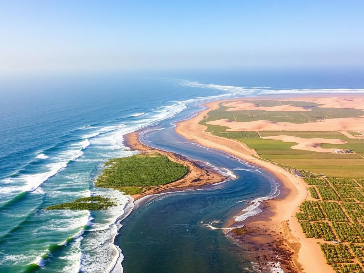 Tamri — site touristique près d’Agadir, région de Souss-Massa