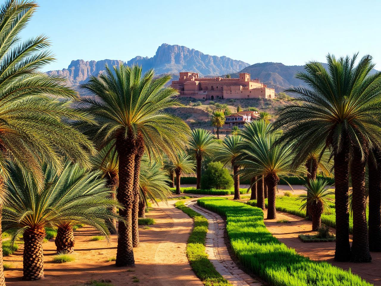 Oasis de Tiout — site touristique près d’Agadir, région de Souss-Massa